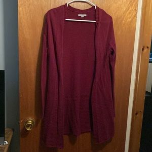 Maroon American Eagle Cardigan